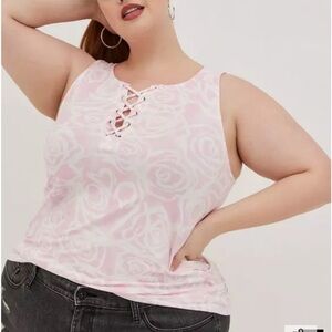 Torrid lovesick lace up tank